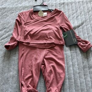 Gerber Modern Moments Dusty Rose Baby Outfit Set